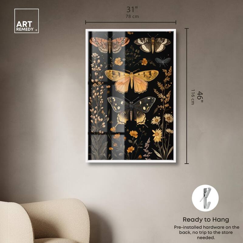 Winged Visitors II Shadowbox by Art Remedy