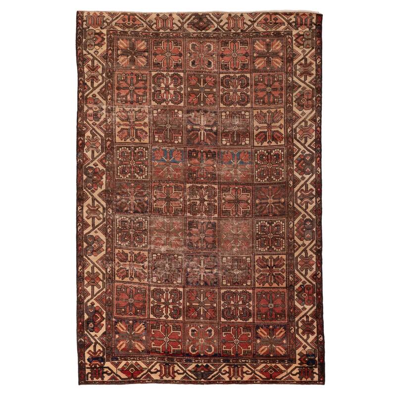 ECARPETGALLERY Hand-knotted Andelz Red Wool Rug - 6'9 x 10'0