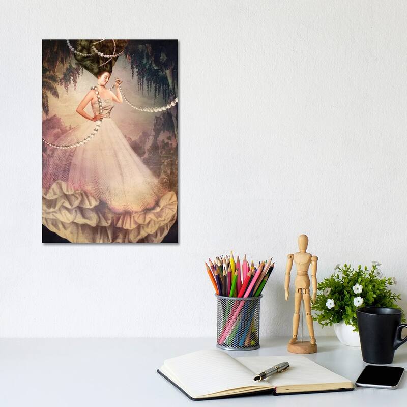 iCanvas "Fake Champagne" by Catrin Welz-Stein Canvas Print - 12x8x0.75