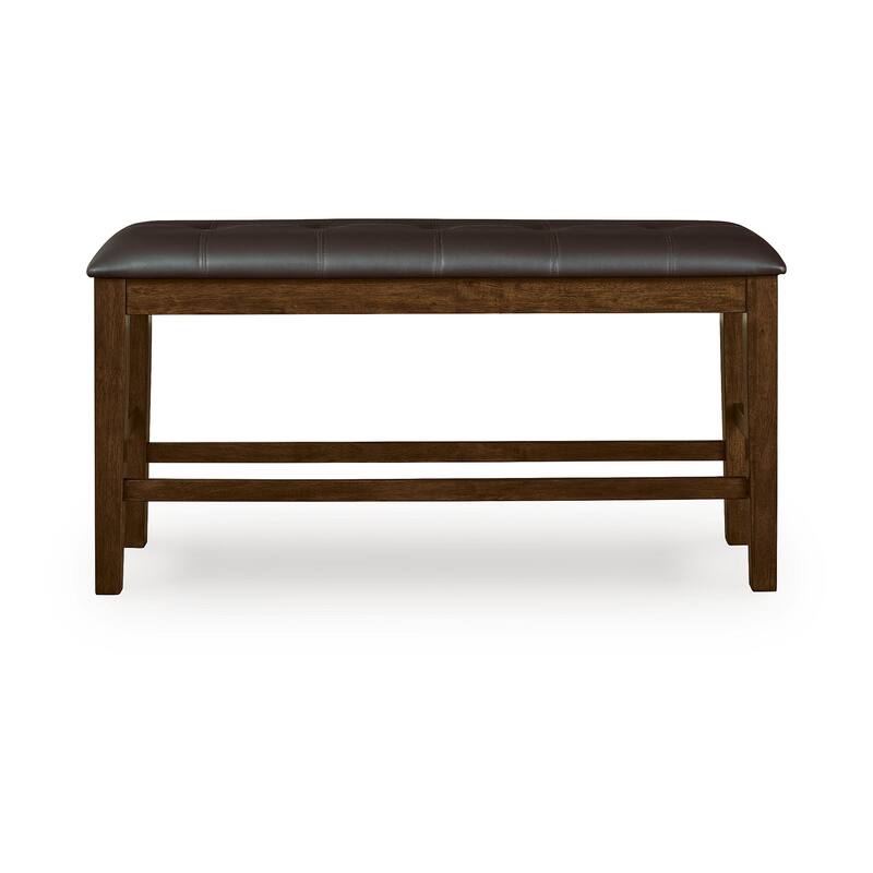 Signature Design by Ashley Ralene Brown Counter Height Dining Bench - 50" W x 16" D x 26" H