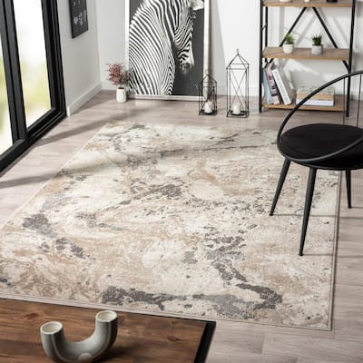 Luxe Weavers Modern Abstract Marble Swirl Area Rug, Indoor Carpet