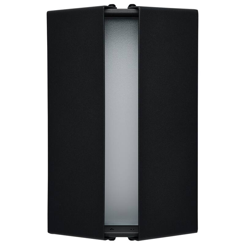 Peak LED Wall Sconce CCT Selectable Matte Black Finish