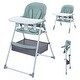 preview thumbnail 8 of 26, Baby High Chairs Highchairs with Foldable and Convertible, Adjustable Height and Recline Green