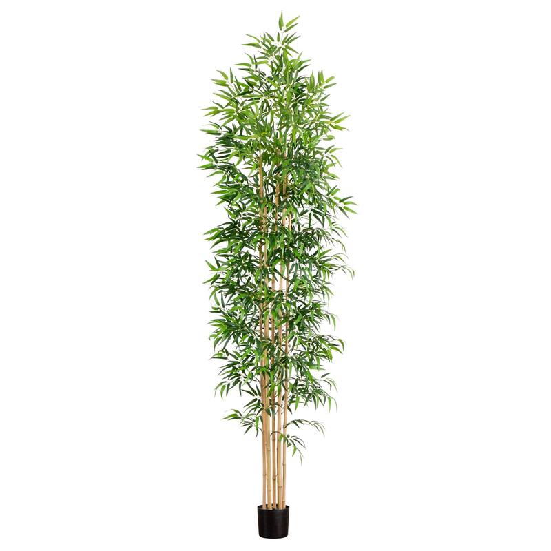 Artificial Bamboo Potted Tree - 10' - Green