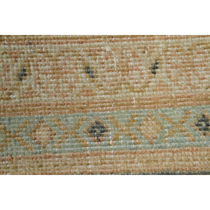 Hand Knotted Oriental 100% Wool Carpet Traditional All-Over Oranges & Rust Mahal Area Rug - 13' 5'' X 9' 5''