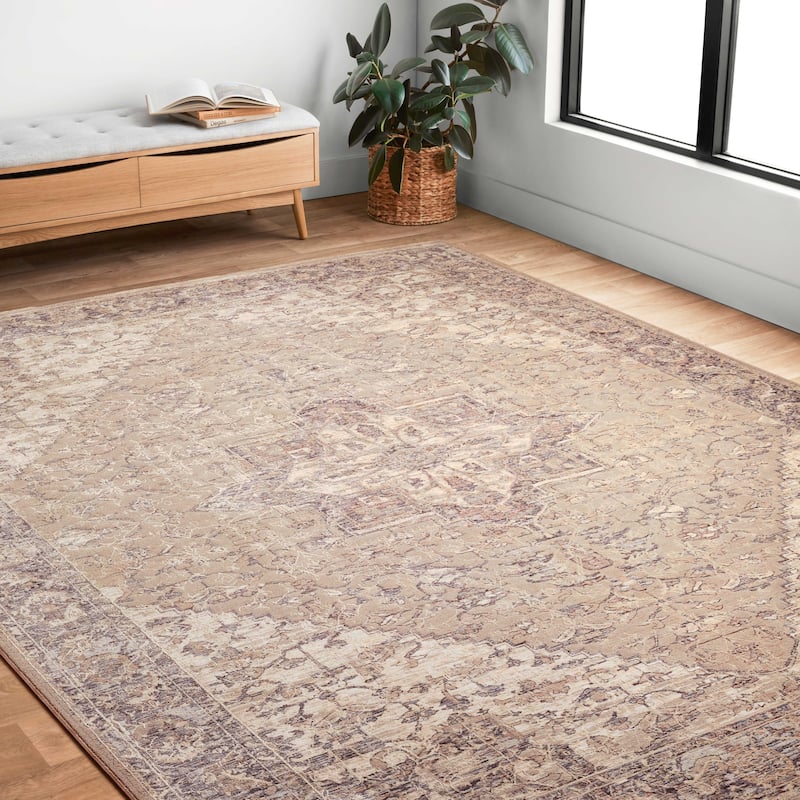 Alexander Home Artysan Vintage Inspired Oriental Area Rug - 5'-3" x 7'-9" - Rectangle