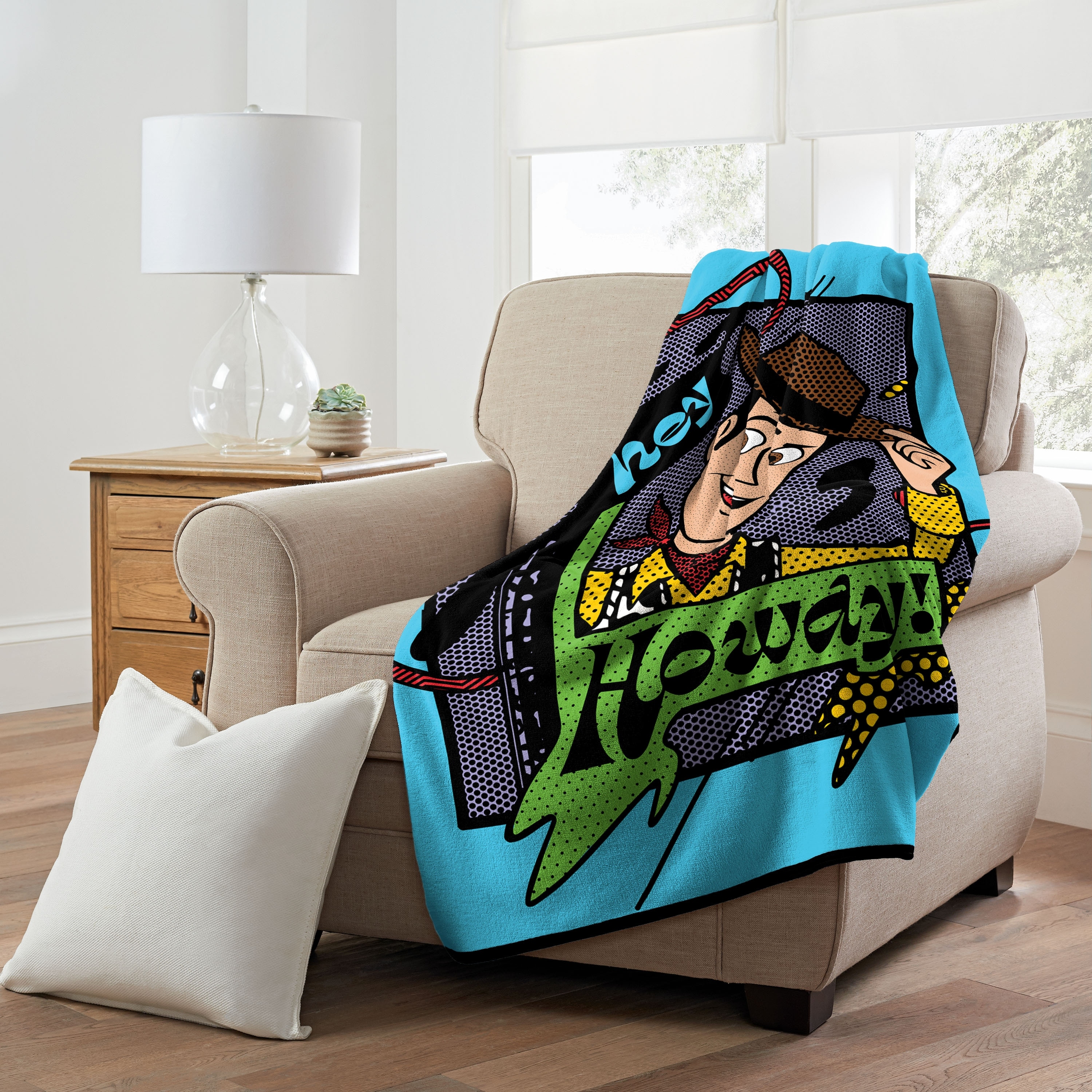 Toy Story Pop Art Woody Micro Raschel Throw Bed Bath Beyond 39569869