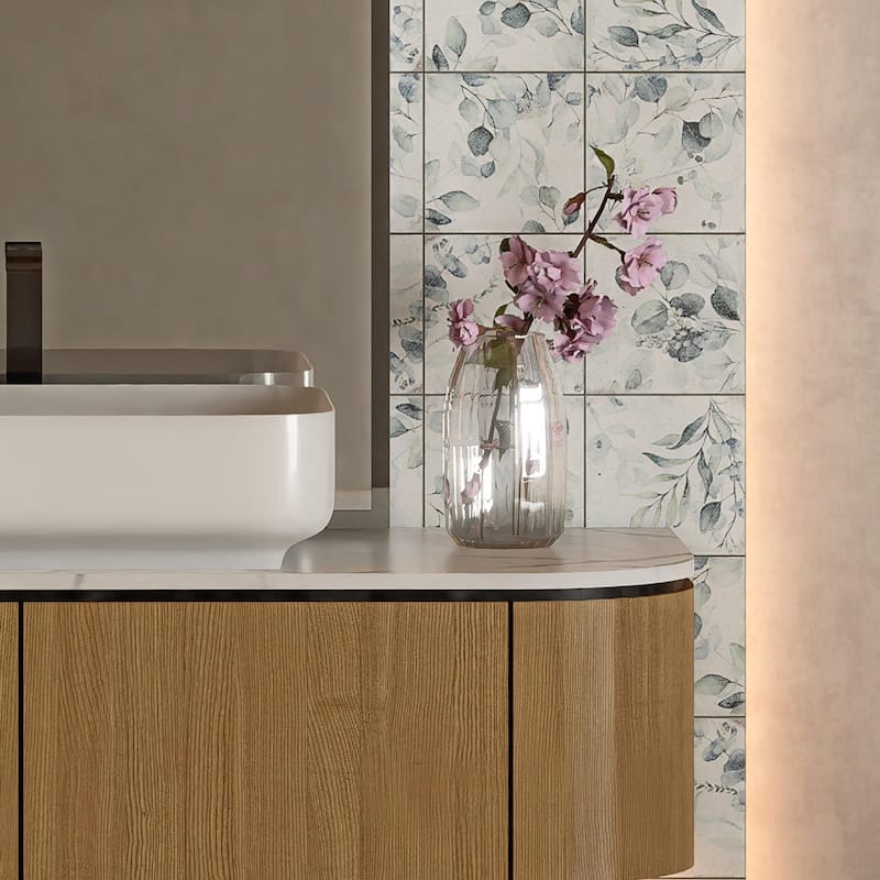 Merola Tile Mayolica Woods 5-7/8" x 5-7/8" Ceramic Wall Tile