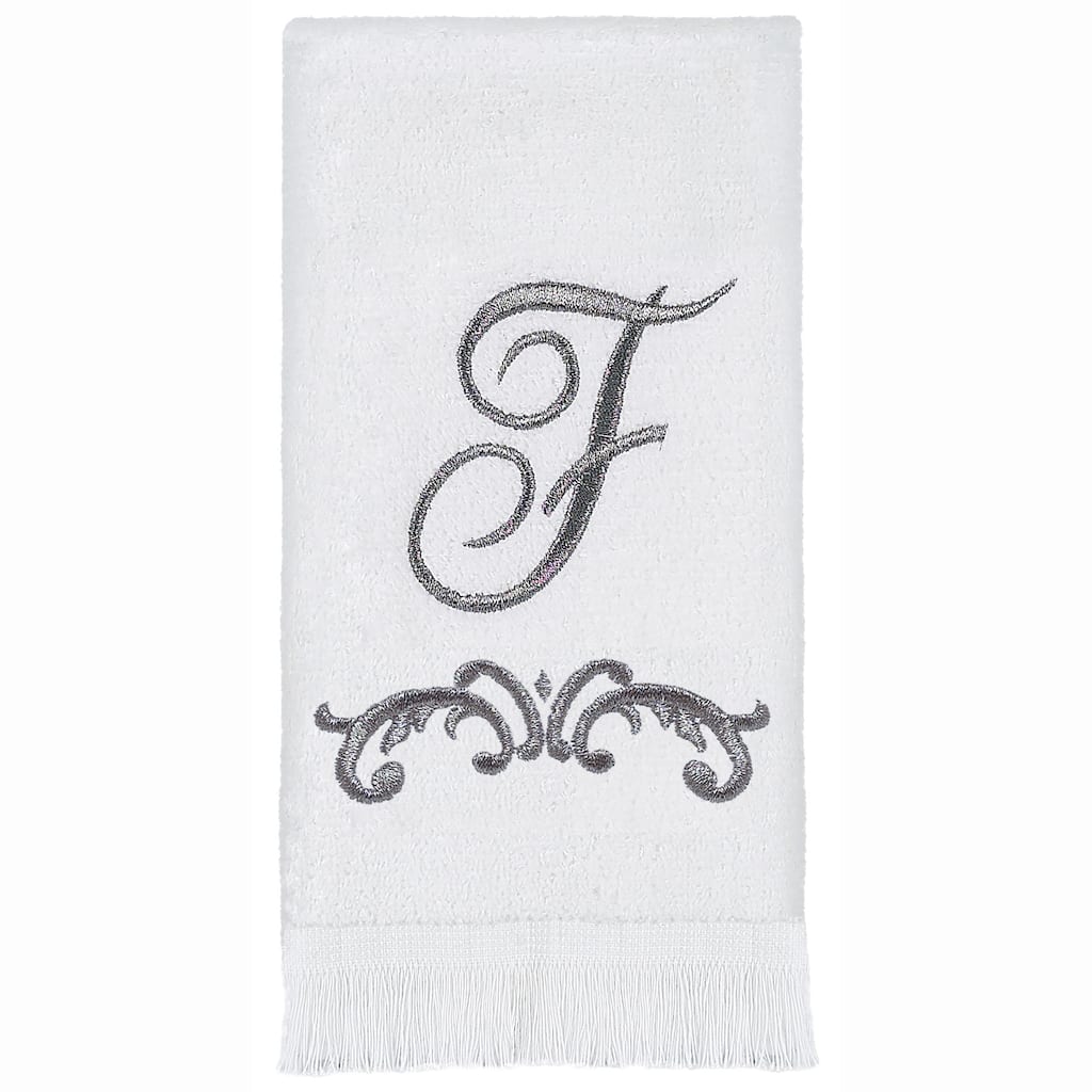 Avanti Linens Scroll Mono Fingertip Towel F - Fingertip Towel