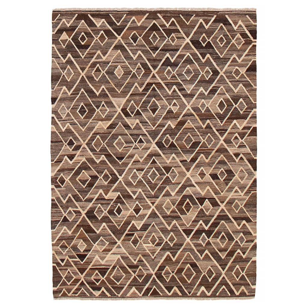 Sivas Brown Kilim 5'9" x 8'0" - 5'9 x 8'0