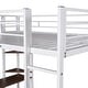 preview thumbnail 41 of 41, Multifunctional Design Loft Bed with Desk, Two-sided Ladder and Shelves, Efficient space, Full Size