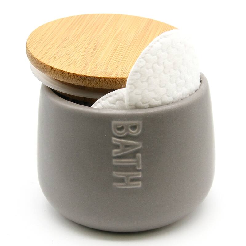 Bath D Dolomite Bath Accessories - Cotton Box Only - Grey