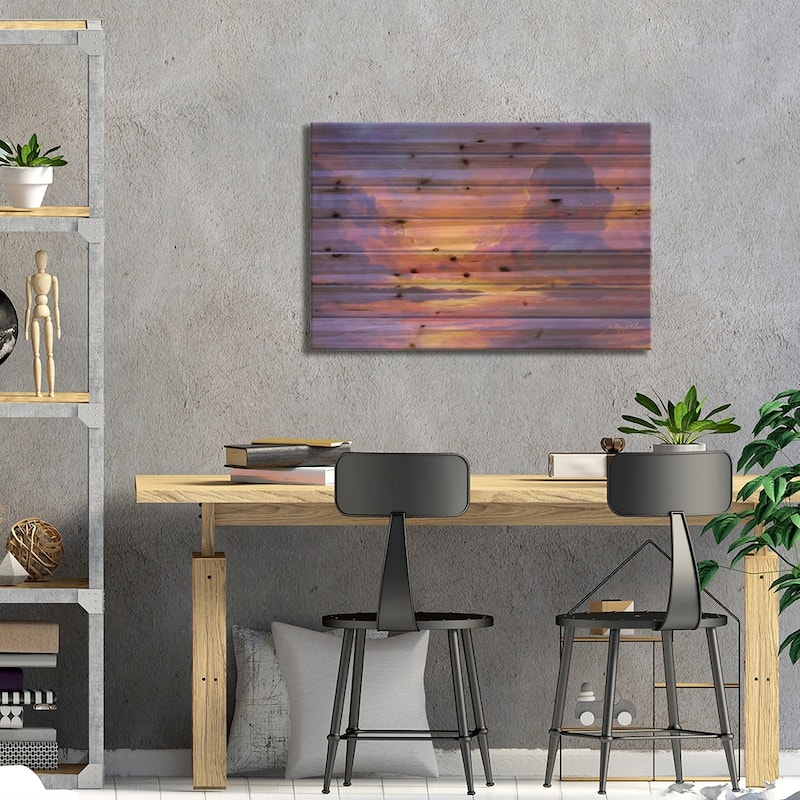 Hillary D Wilson IV Print On Wood by Hillary D Wilson - Multi-Color