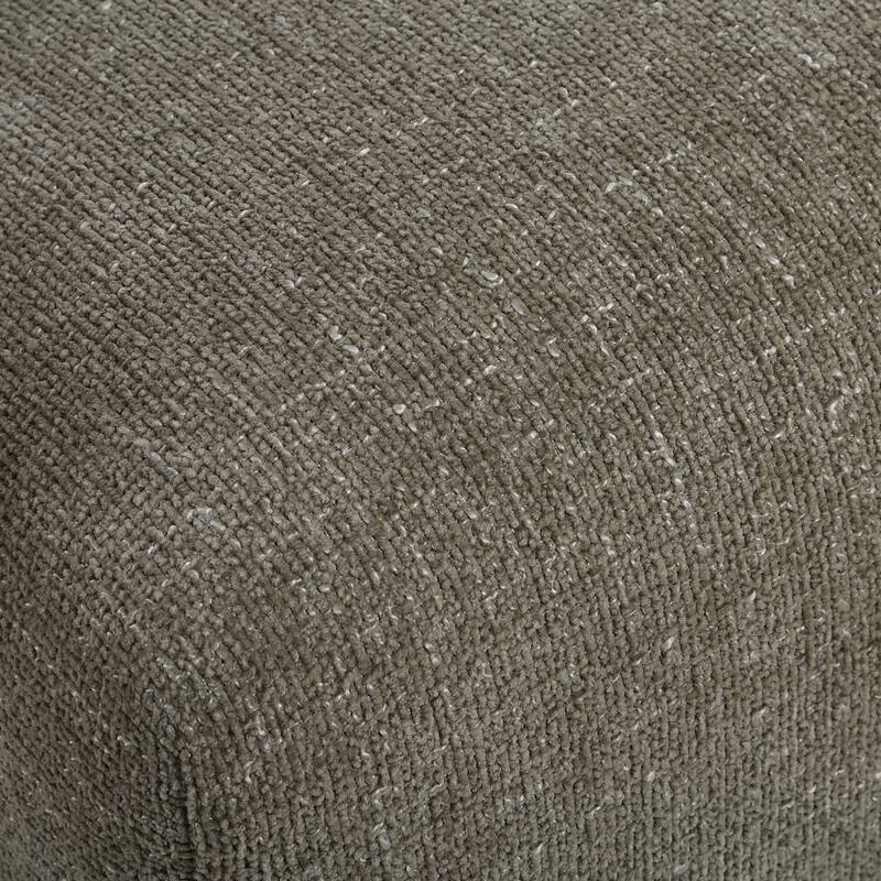 Curved Frame with Floating Seat Accent Chair - 35.5" - Brown