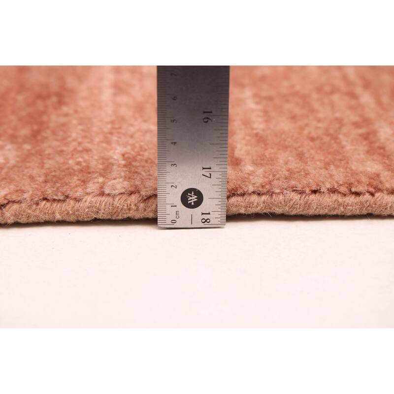 ECARPETGALLERY Hand-knotted Pak Finest Gabbeh Copper Wool Rug - 4'2 x 5'11