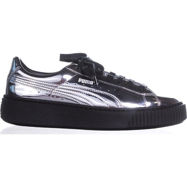 puma basket knit metallic puma basket knit metallic