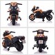 preview thumbnail 2 of 4, 6V Electric Kids Motorcycle, Battery-Powered Off-Road Ride-On Dirt Bike with Pedal, Headlights & Training Wheels