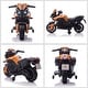 preview thumbnail 9 of 8, 6V Electric Motorcycle for Kids - Orange