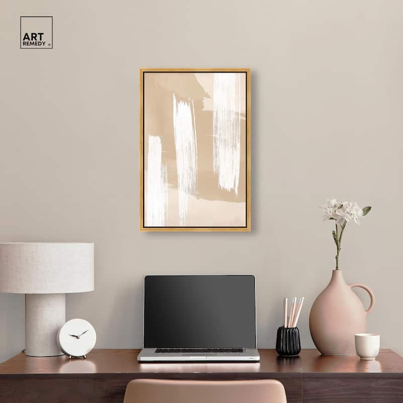 Gestural Grains I Canvas by Art Remedy