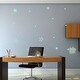 preview thumbnail 1 of 4, Walplus Peel and Stick Wall Stickers Glow In The Dark Alien Stars