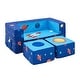 preview thumbnail 1 of 8, Kids Couch Modular Loveseat Children Furniture for Playroom Blue Light