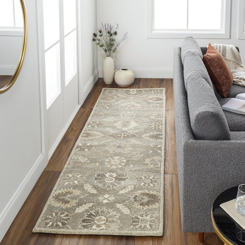 Livabliss Caesar Transitional Border Area Rug