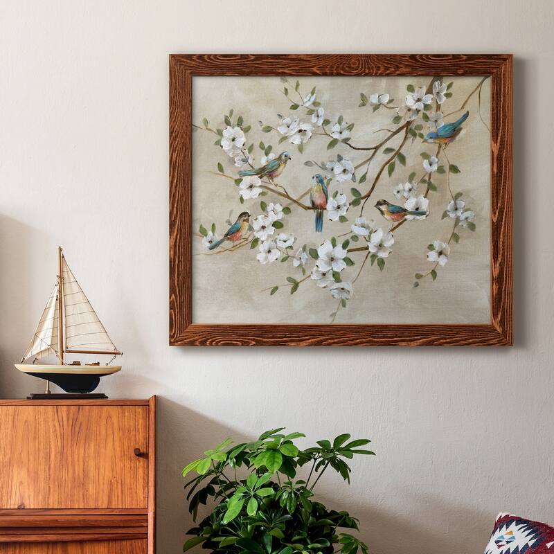 Birds of a Feather-Premium Framed Canvas - Ready to Hang