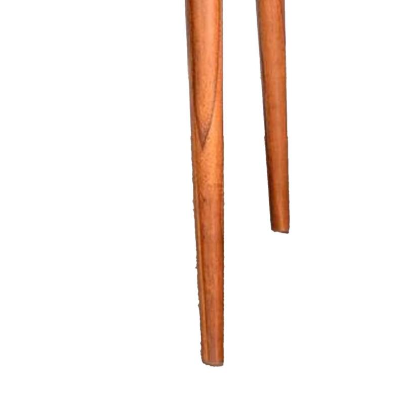 Amy Dining Table, 72 Inch Curved Edge Top, Cinnamon Brown Solid Wood - Cinnamon Brown