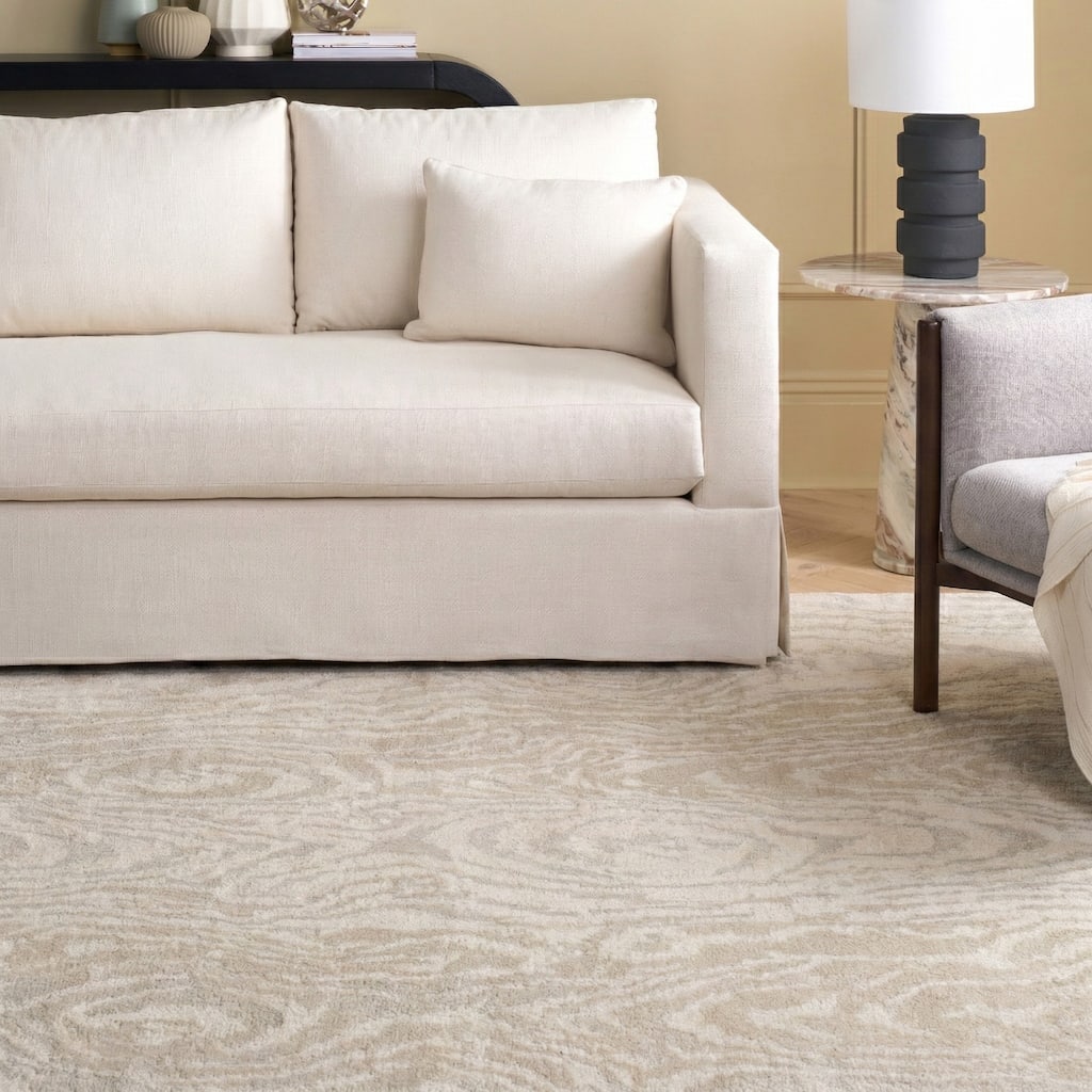 Martha Stewart by SAFAVIEH Handmade Layered Faux Bois Wool Rug
