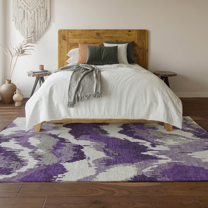 Premium Washable Super Soft Modern Ziggy Mayfield Rug