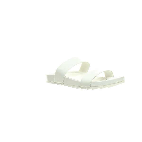 white sandals size 8