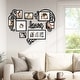 preview thumbnail 2 of 11, HELLO LAURA Heart-Shaped Photo Frame Set Wall Hanging Picture Frame Black