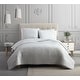 preview thumbnail 1 of 1, Riverbrook Home Moonstone 3 Piece Quilt Set Light Grey - King