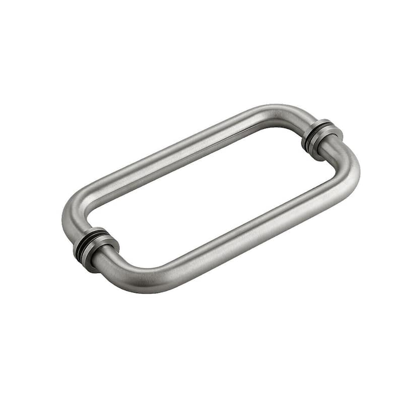 CEL 8"x8" Tubular Stainless Steel Back to Back Shower Door Pull Handle