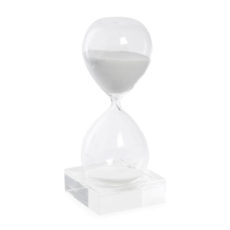Infinity Crystal Sand Timer-30Min - White
