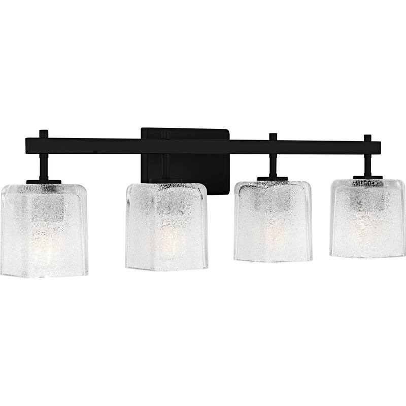 Brenthouse 4-Light Matte Black Bath Light