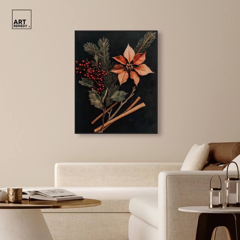 Hearth Flora Canvas by Art Remedy