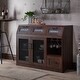 preview thumbnail 11 of 17, The Gray Barn Red River 3-drawer Buffet Vintage Walnut