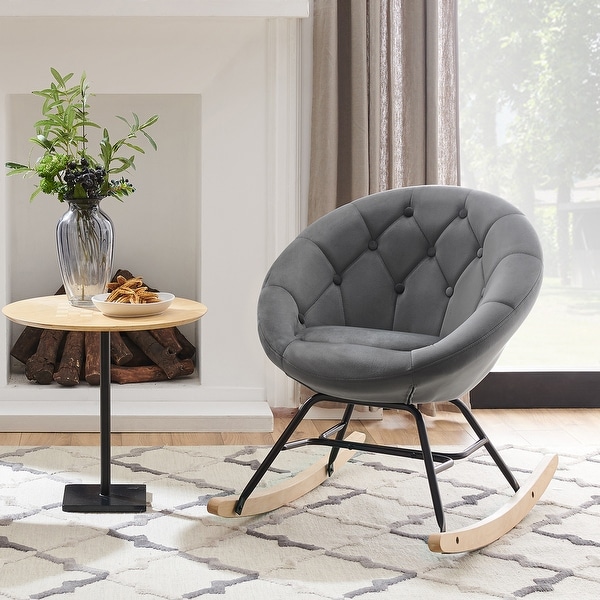 Rocking top chair round