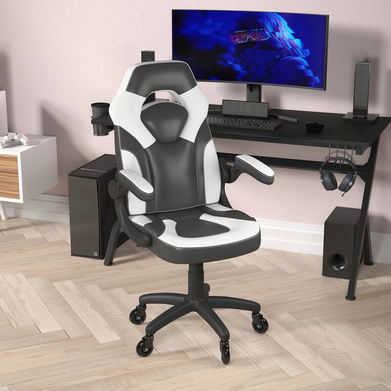 Flash Furniture FFIF25041 Tekut 25" Wide Mesh Adjustable Gaming Office