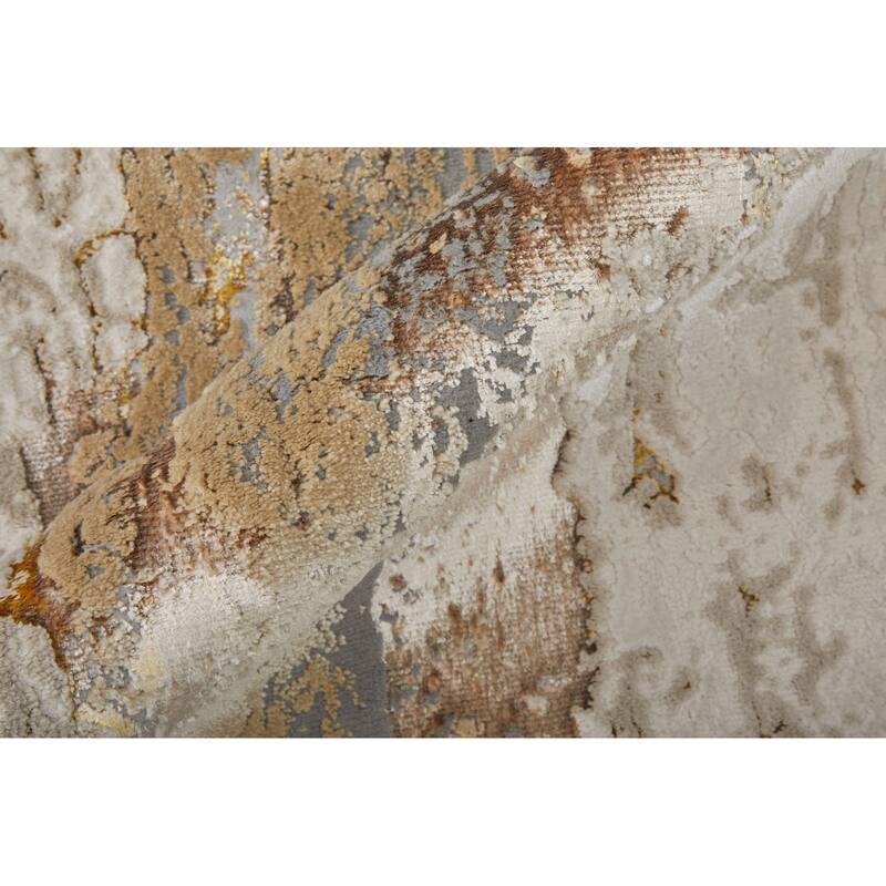 Grand Bazaar Tripoli Machine Made Abstract Modern Area Rug