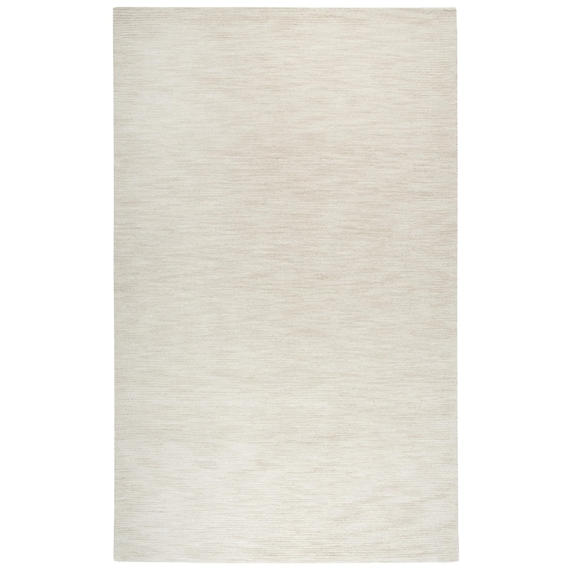 Alora Decor Emerson Neutral Ivory Solid Hand-tufted Wool Rug