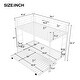 preview thumbnail 45 of 43, Stylish Twin over Twin Bunk Bed with Trundle and Two ladders, Black
