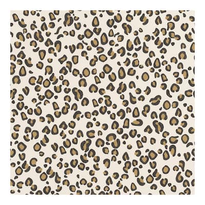 Damisa Mustard Leopard Print Wallpaper - 20.5 x 396 x 0.025