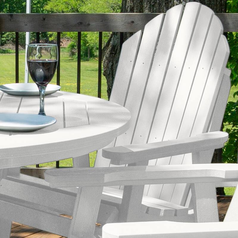 Hamilton 5-piece Outdoor Dining Set - 48" Round Table, Dining-height