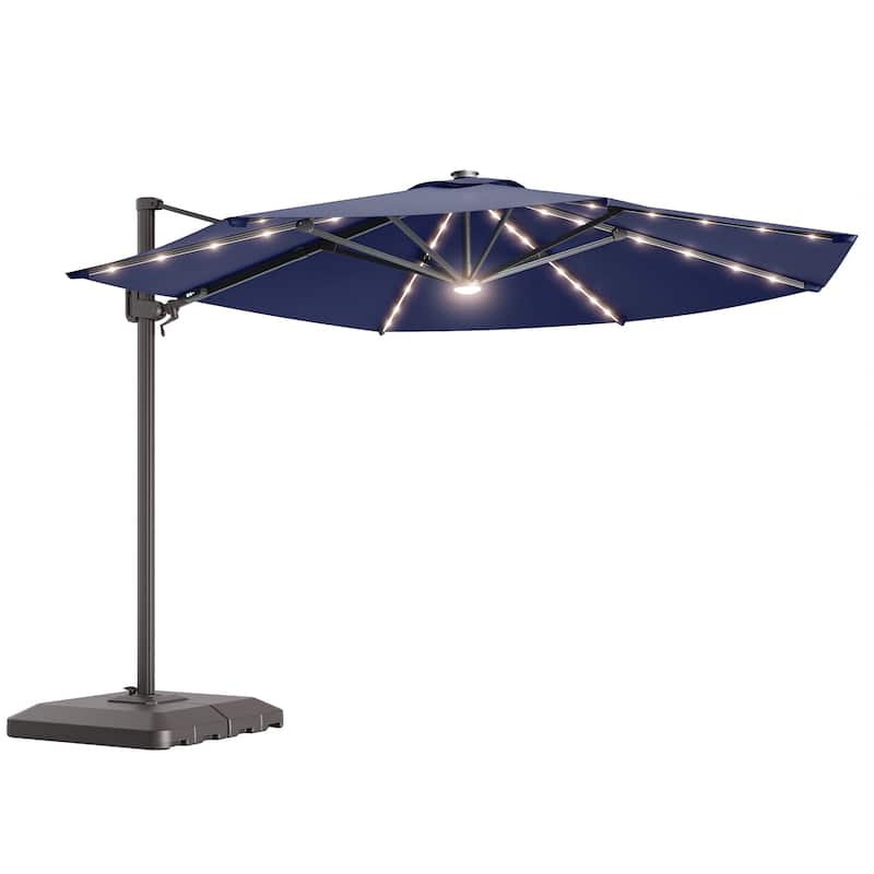 Sonkuki Outdoor 10FT LED Patio umbrella for Garden