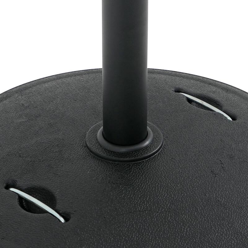 20.5" Round Patio Market Umbrella Base Stand with Wheels
