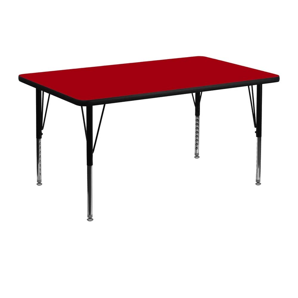 30''W x 48''L Thermal Laminate Activity Table - Adjustable Short Legs