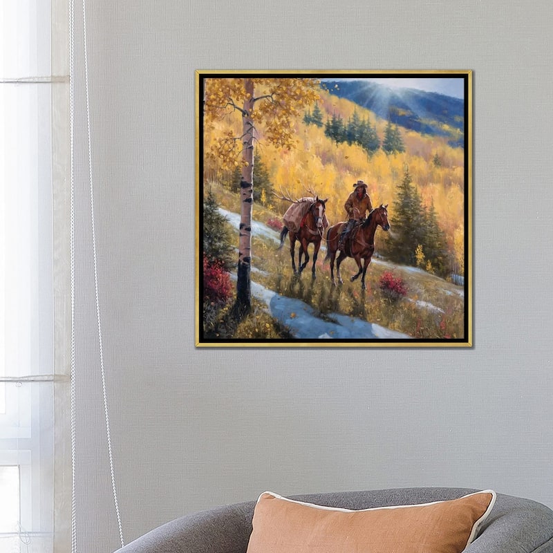 iCanvas "Glow of Indian Summer" by Jack Sorenson Framed Canvas Print