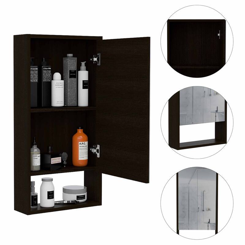 Rectangle Medicine Cabinet with Mirror